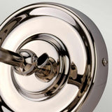 Provence Single-Light Wall Sconce in Polished Nickel