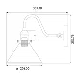 Provence Single-Light Wall Sconce in Polished Nickel