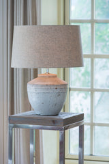Vintage White Toba Medium Lamp Base 25x35 cm