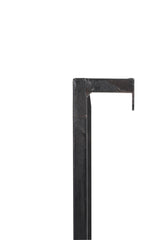 Maddison Wood Matte Black Floating Wall Shelf 120x18x24 cm