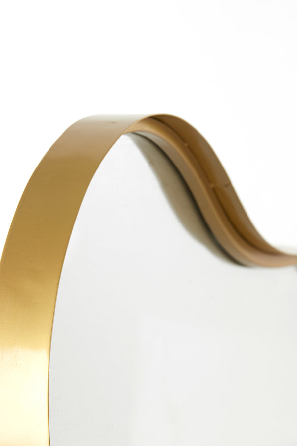 Gleaming Suva Gold Mirror - 65x4x63 cm