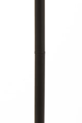 Smoked Glass and Black Floor Lamp, 35cm x 160cm, Julia Collection