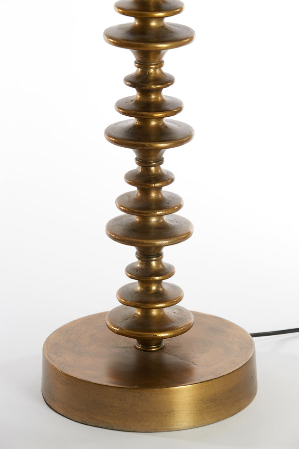 Elegant Antique Bronze Floor Lamp, 142 cm