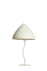 Elegant Elimo Matte Cream Table Lamp - 25x50 cm