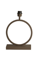 Elegant Liva Brown Lamp Base - 30x12.5x42 cm