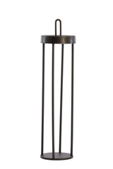 Sleek Black LED Table Lamp Ø13x50 cm - Isalo Design