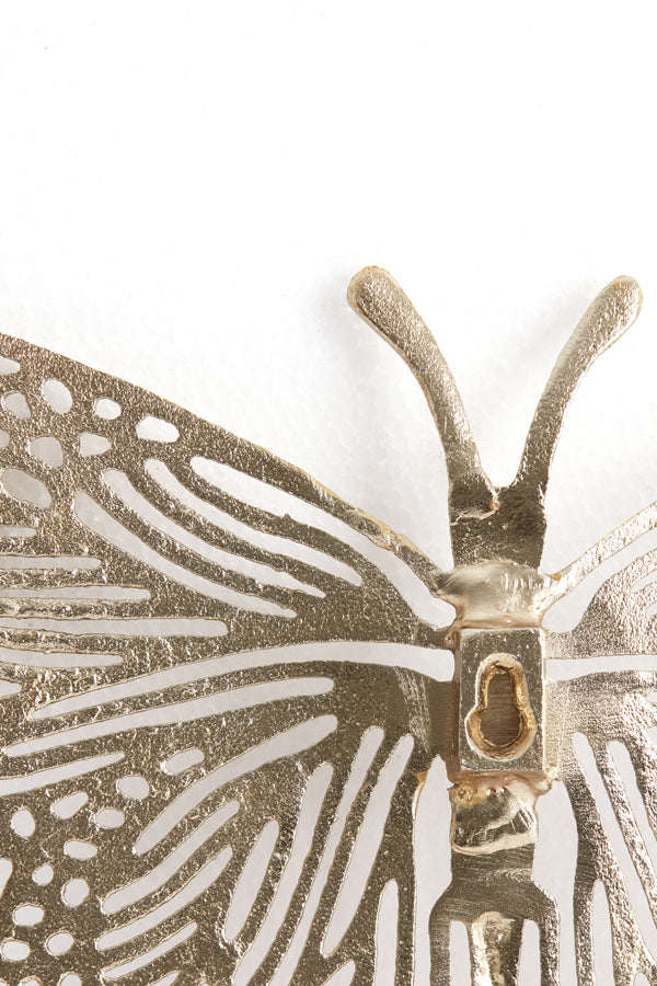 Gleaming Gold Butterfly Ornament 41x23x4 cm