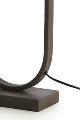 Jamiri Brown Tapered Lamp Stand - 20x10x45 cm