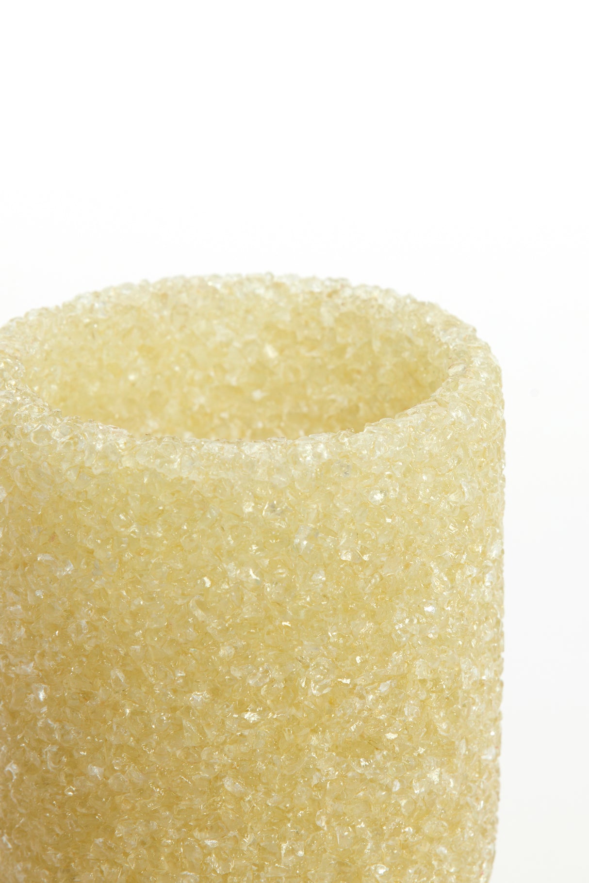 Cream Morita Glass Tealight Holder Ø8x9.5 cm