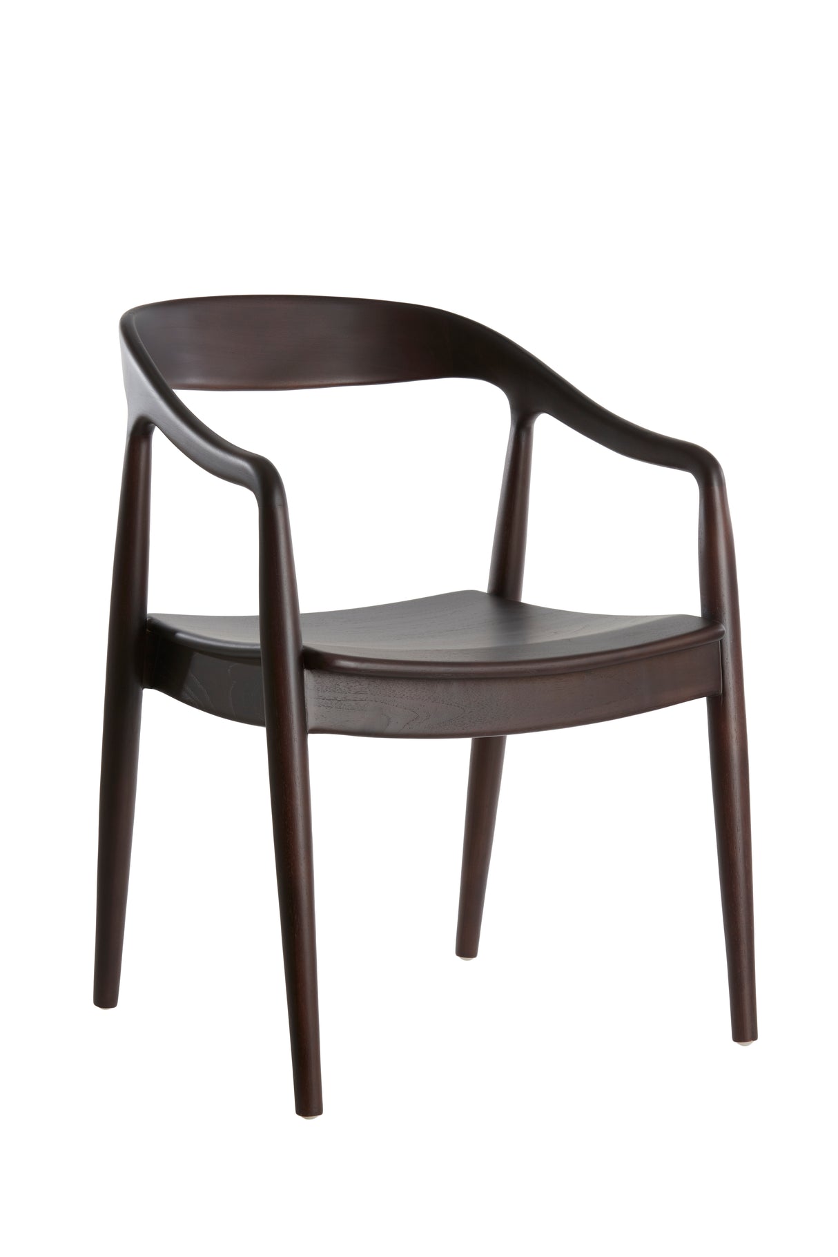 Elegant Black Wooden Dining Chair 60x58x83 cm