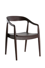 Elegant Black Wooden Dining Chair 60x58x83 cm