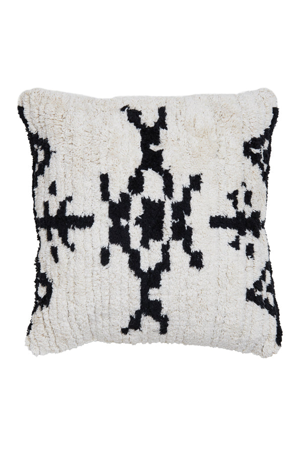 Pirna Natural-Black 45x45 cm Square Cushion
