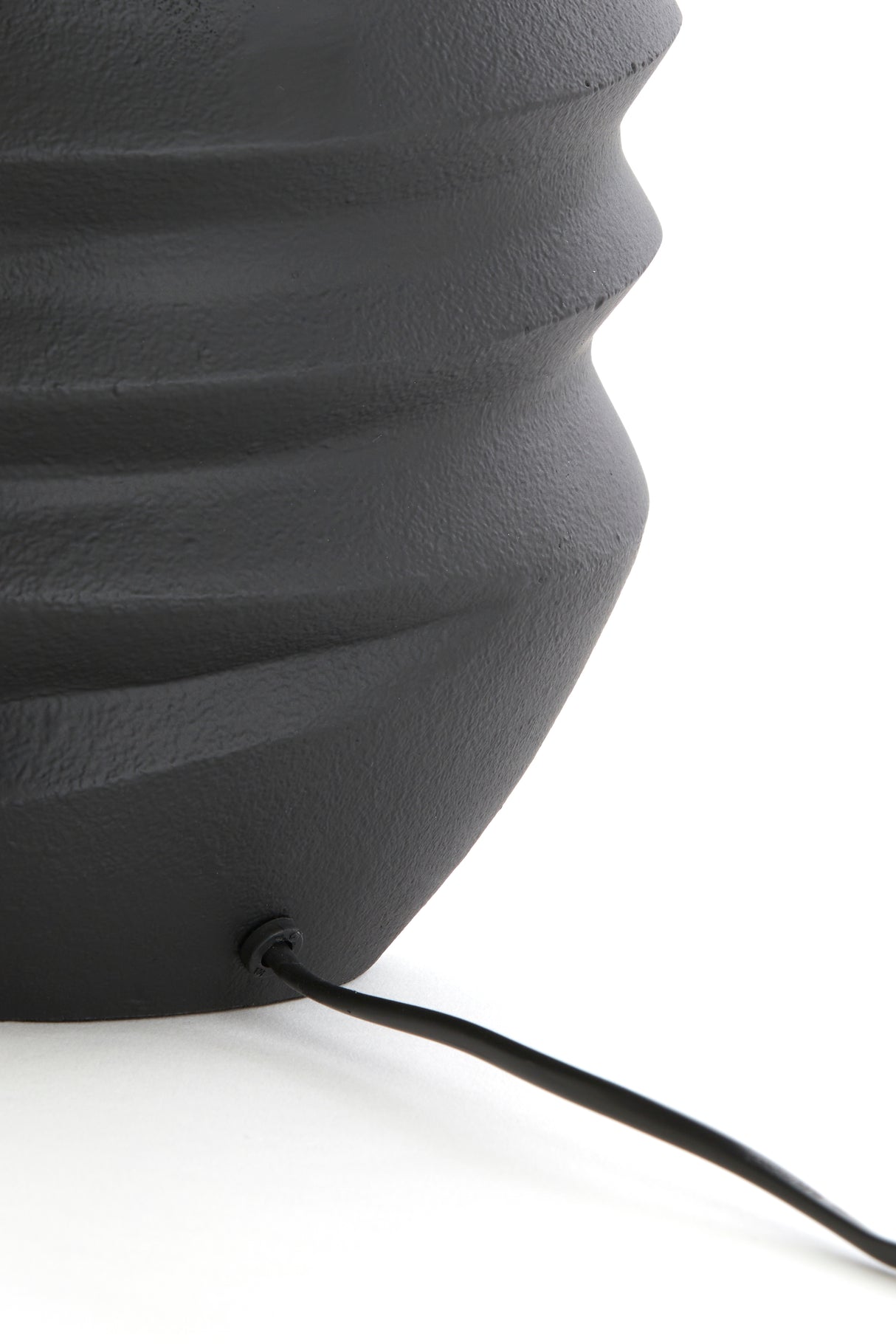 Elegant Sharon Matte Black Lamp Base 21x14x41 cm
