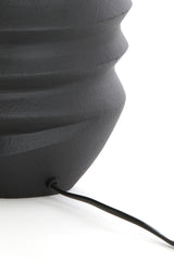 Elegant Sharon Matte Black Lamp Base 21x14x41 cm