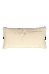 Natural Black Fulda Cushion - 60x30 cm