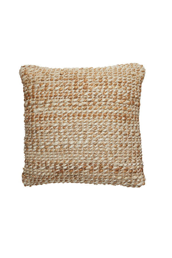 Natural Jute Cushion 45x45 cm - Jolita Brown Collection