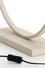 Cream Liva Table Lamp Base - 50x15x59 cm