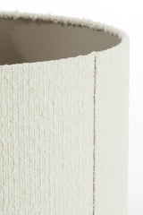 Elegant White Bolero Cylinder Shade 40x40x30 cm