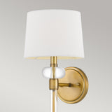Barbour Weathered Brass Interior Wall Light