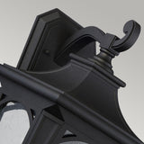 Mystic Black Bedford 1-Light Outdoor Wall Lantern