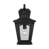 Mystic Black Bedford 1-Light Outdoor Wall Lantern
