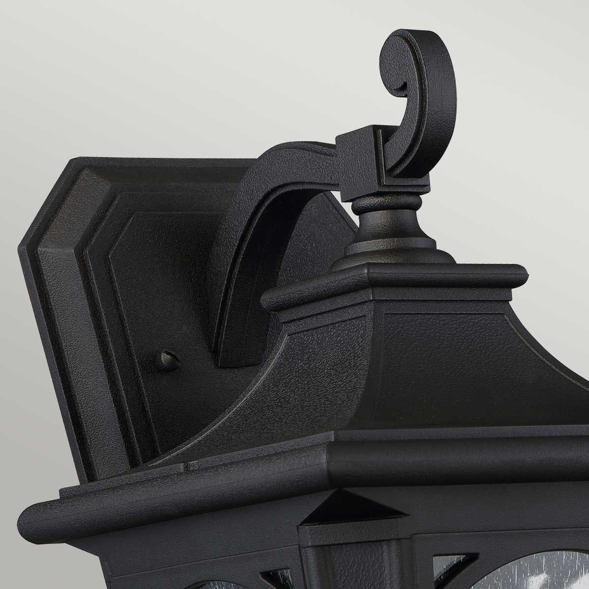 Bedford Classic Mystic Black Outdoor Wall Lantern