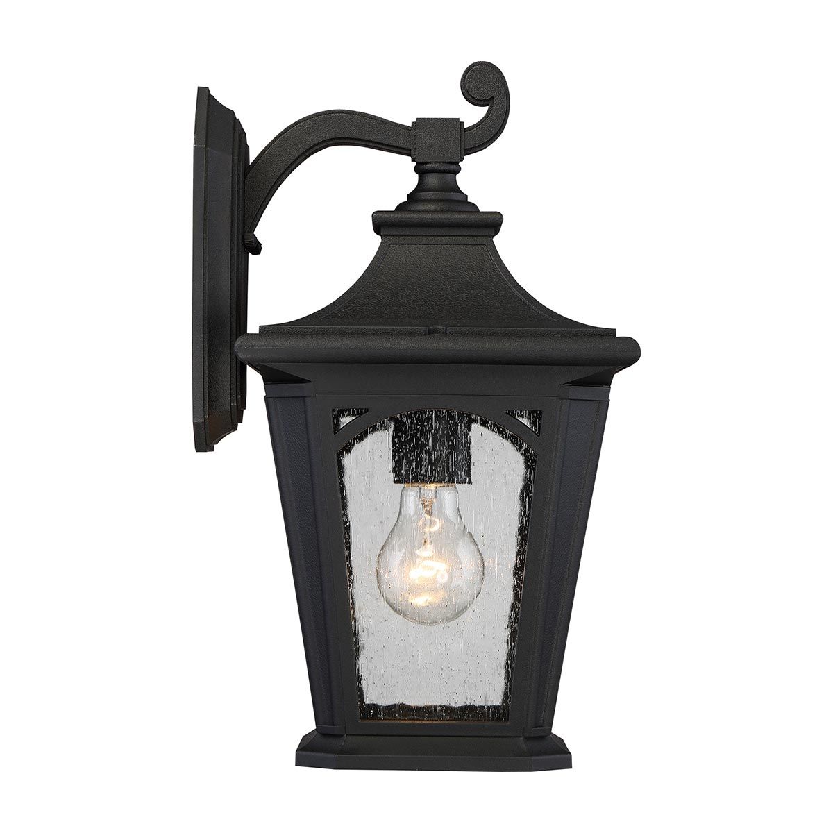 Bedford Classic Mystic Black Outdoor Wall Lantern