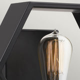 Bismarck Modern Geometric Wall Sconce in Earth Black