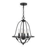 Grey Ash Bradbury Elegant 4-Light Interior Pendant Fixture