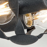 Bradbury Dual Light Ceiling Flush Mount in Grey Ash Finish