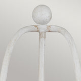 Bradbury Dual Sconce in Antique White Finish