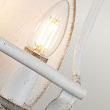 Bradbury Dual Sconce in Antique White Finish