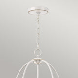 Bradbury Antique White 5-Light Elegant Chandelier