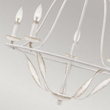 Bradbury Antique White 5-Light Elegant Chandelier