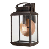 Byron Imperial Bronze Wall Lantern with Bevelled Glass