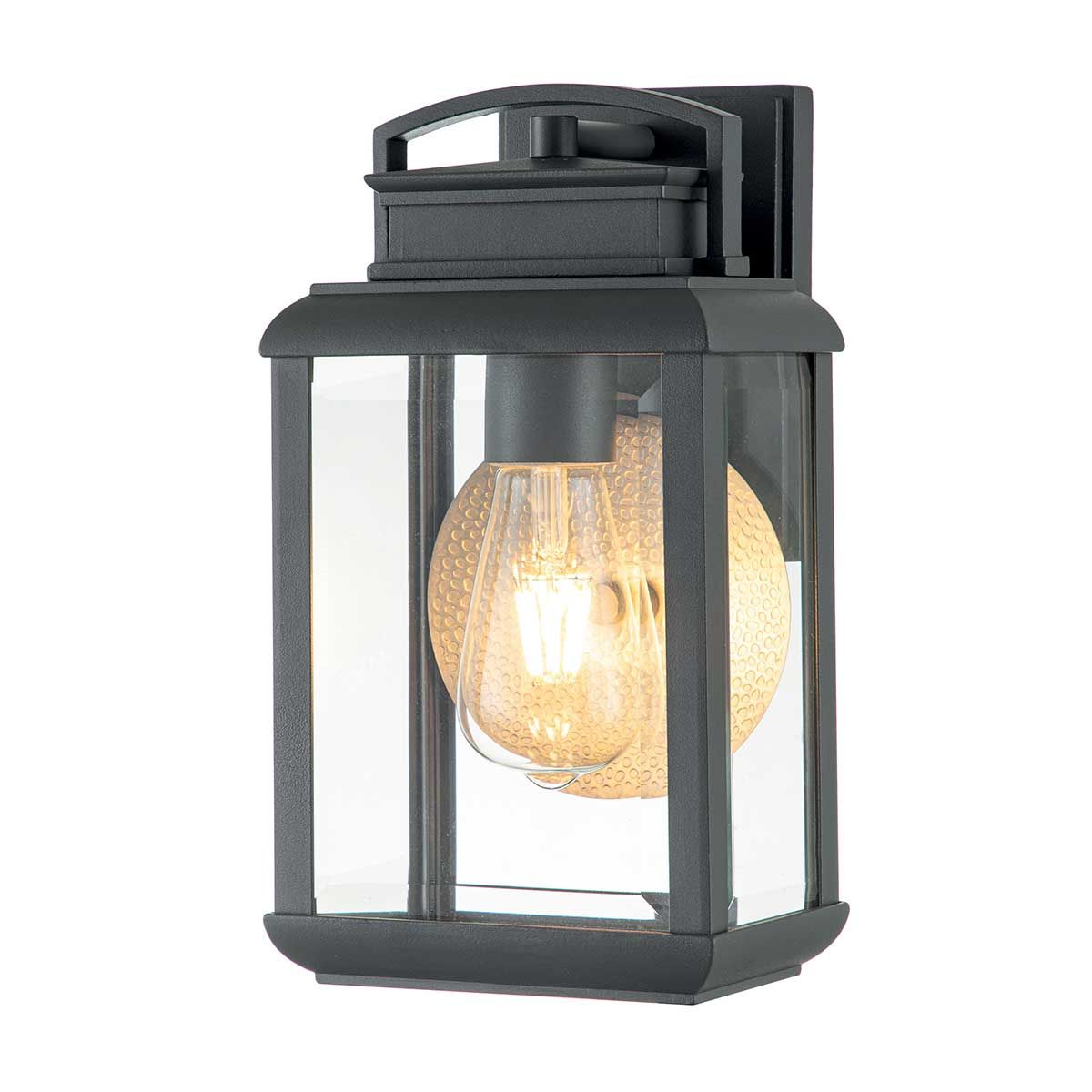 Graphite Elegance: Byron Outdoor Wall Lantern