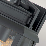 Graphite Elegance: Byron Outdoor Wall Lantern
