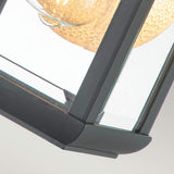 Graphite Elegance: Byron Outdoor Wall Lantern