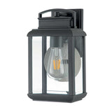 Graphite Elegance: Byron Outdoor Wall Lantern