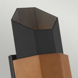 Chasm Modern Matte Black LED Outdoor Wall Lantern
