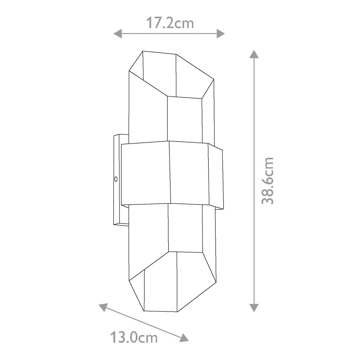 Chasm Modern Matte Black LED Outdoor Wall Lantern