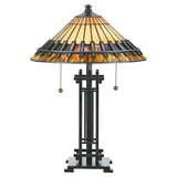 Chastain Vintage Arts & Crafts Tiffany-Style Table Lamp
