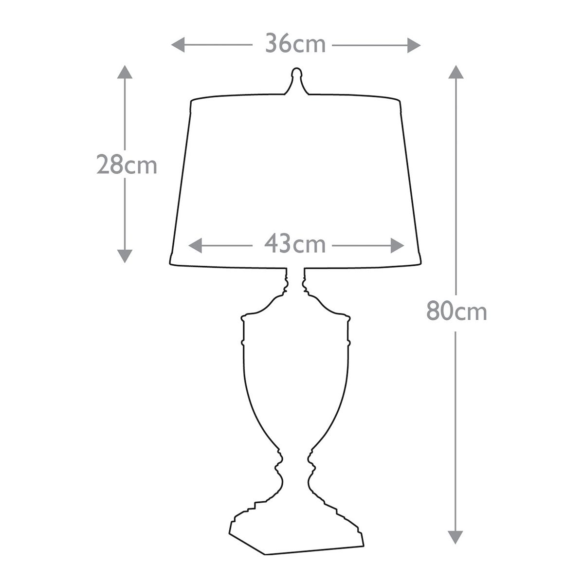Dennison Table Lamp in Polished Nickel with Tan Fabric Shade