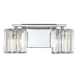 Elegant Divine 2-Light Crystal Wall Sconce