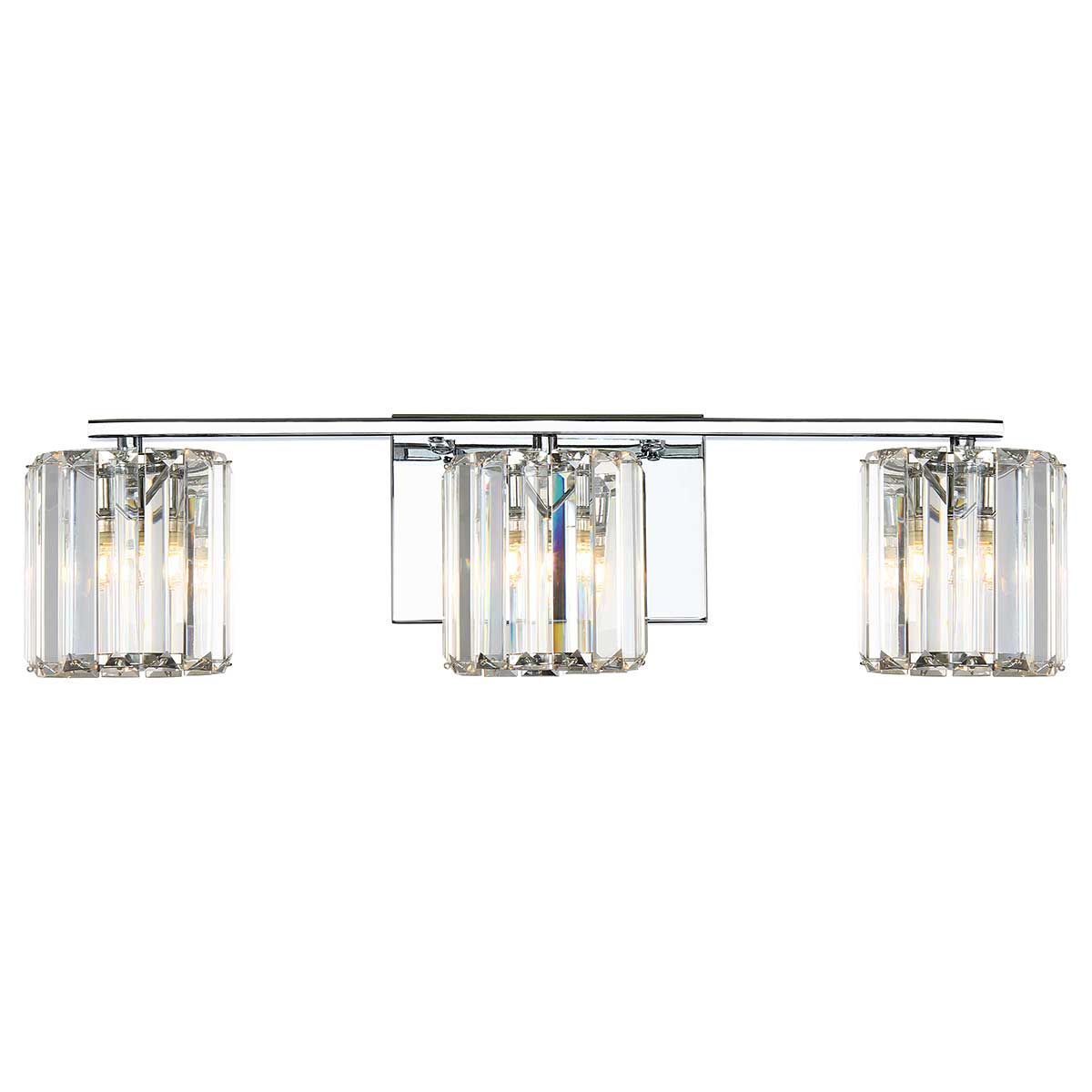 Radiant Elegance Tri-Light Wall Fixture