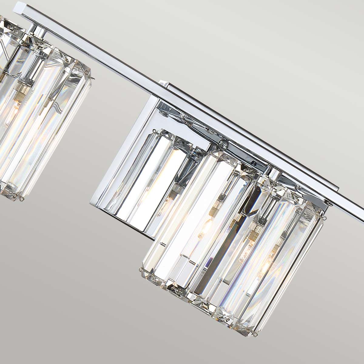 Radiant Elegance Tri-Light Wall Fixture