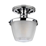 Dublin Polished Chrome Bathroom Ceiling Light