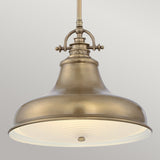 Emery Medium Pendant in Weathered Brass Finish
