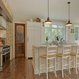 Emery Medium Pendant in Weathered Brass Finish