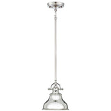 Emery Classic Americana Pendant Light in Polished Imperial Silver